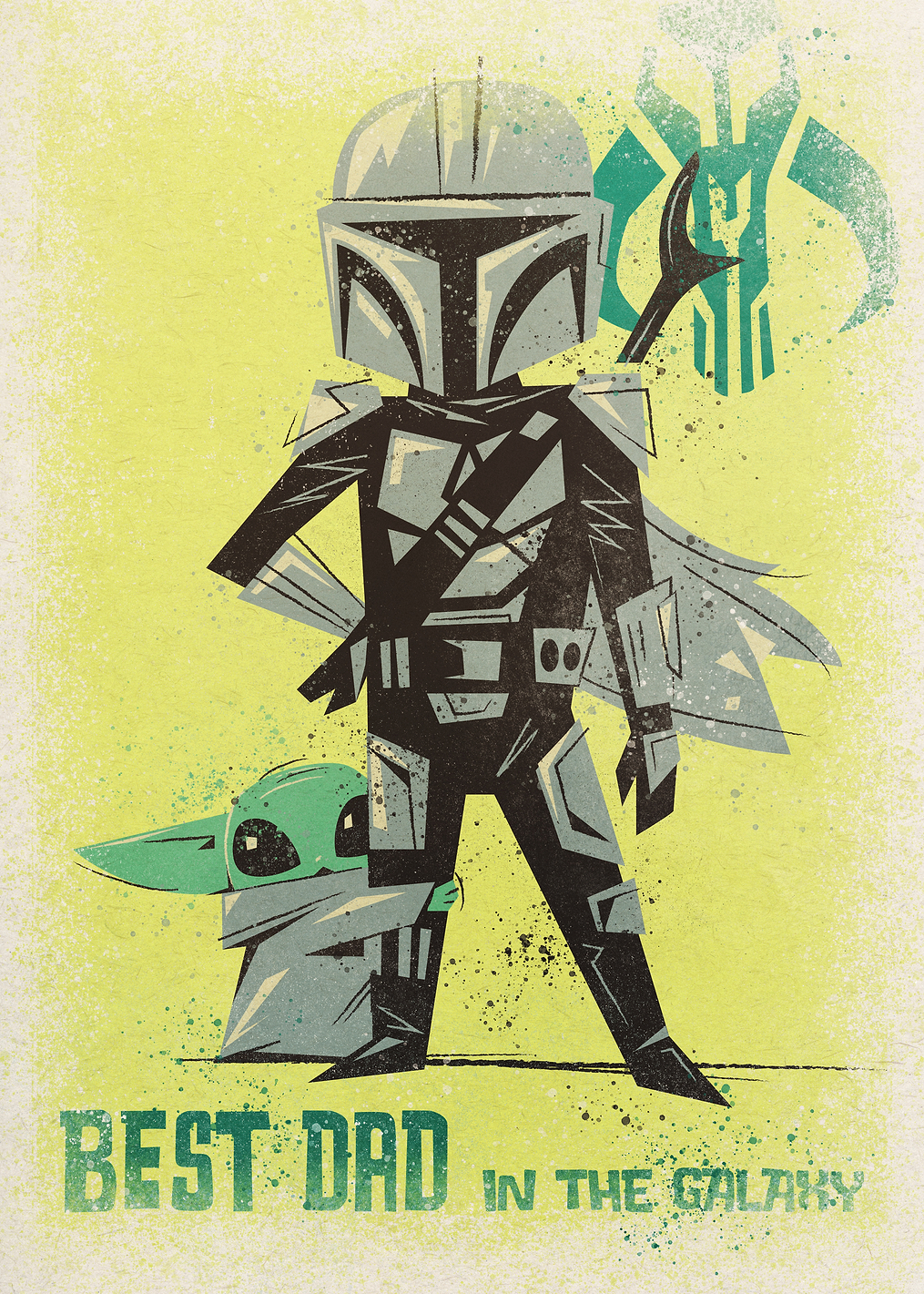 Best Dad in the Galaxy: постер из коллекции Star Wars