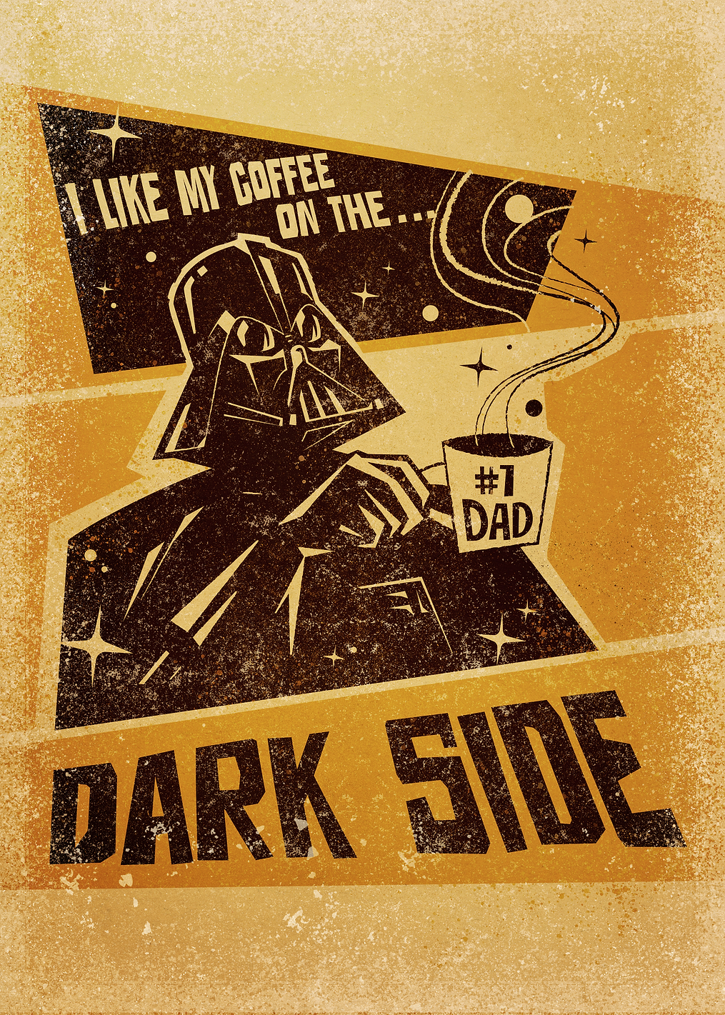 Dark Side Coffee: постер из коллекции Star Wars