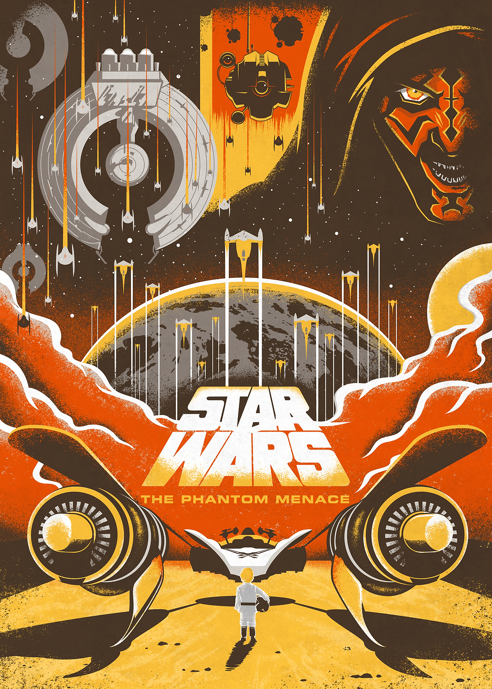 Phantom Menace Poster: постер из коллекции Star Wars