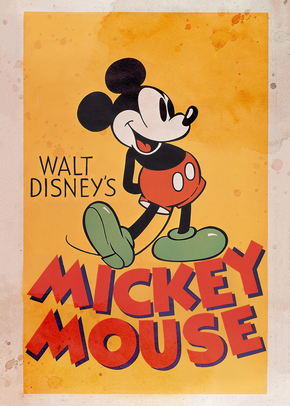 Classic Mickey Mouse: постер из коллекции Mickey & Friends
