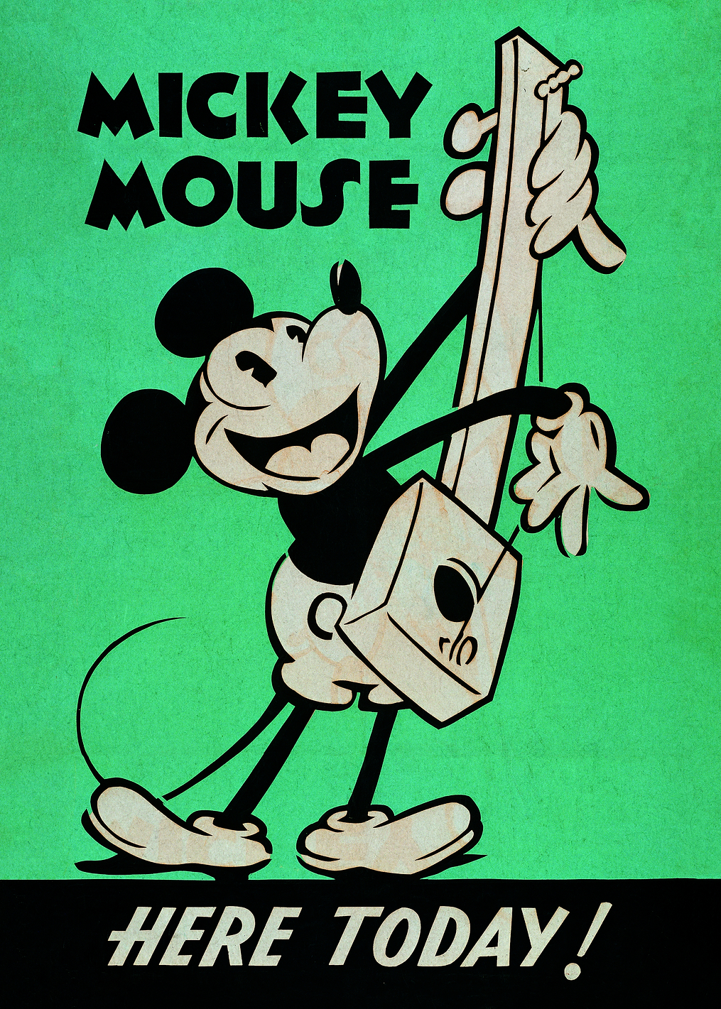 Mickey Here Today: постер из коллекции Mickey & Friends