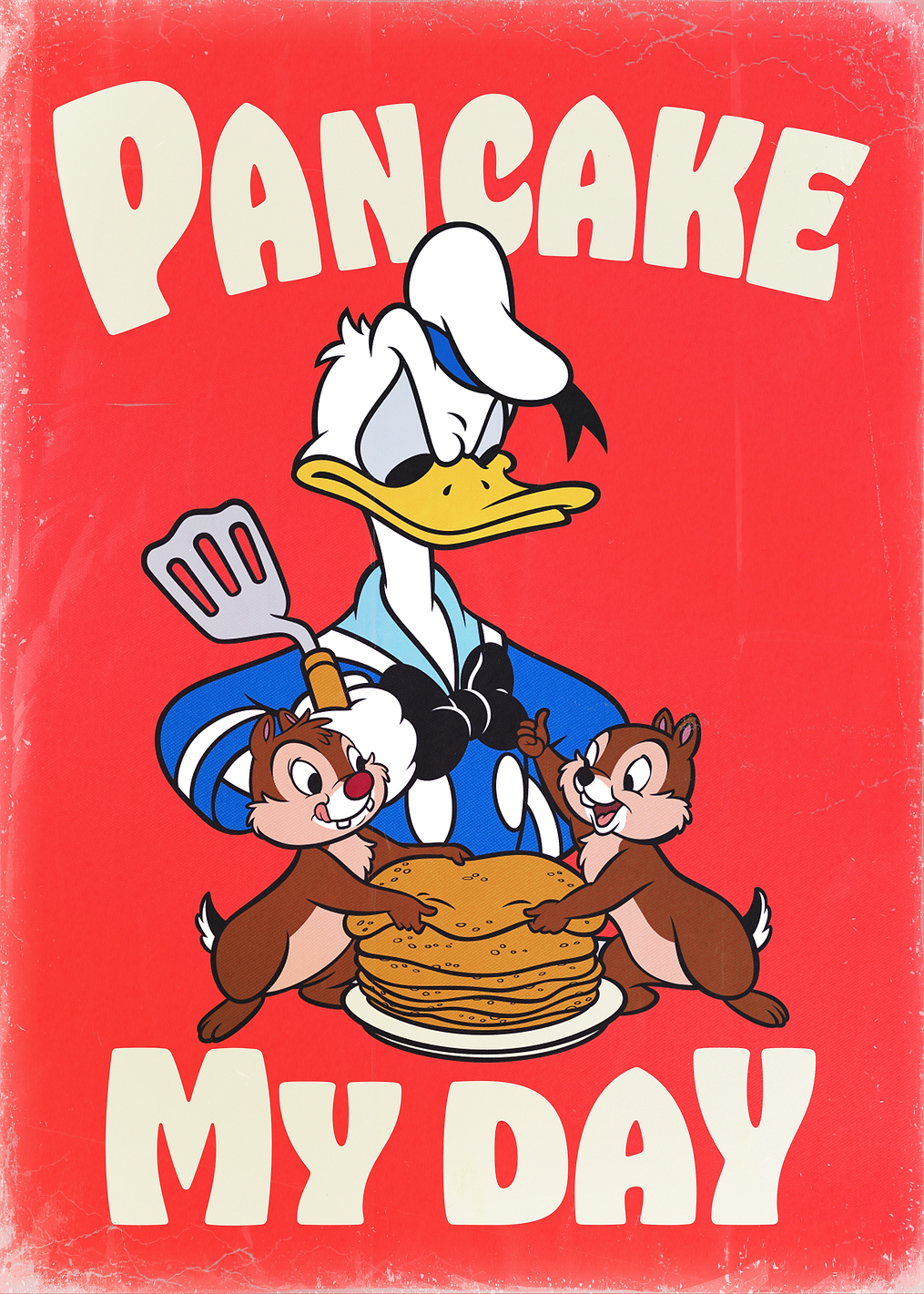 Pancake My Day Donald: постер из коллекции Mickey & Friends