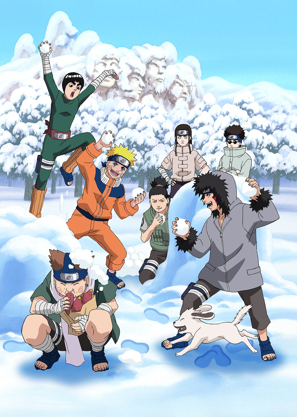 Snowball Fight: постер из коллекции NARUTO