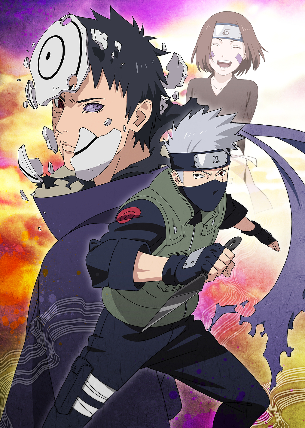 Obito, Kakashi & Rin: постер из коллекции NARUTO