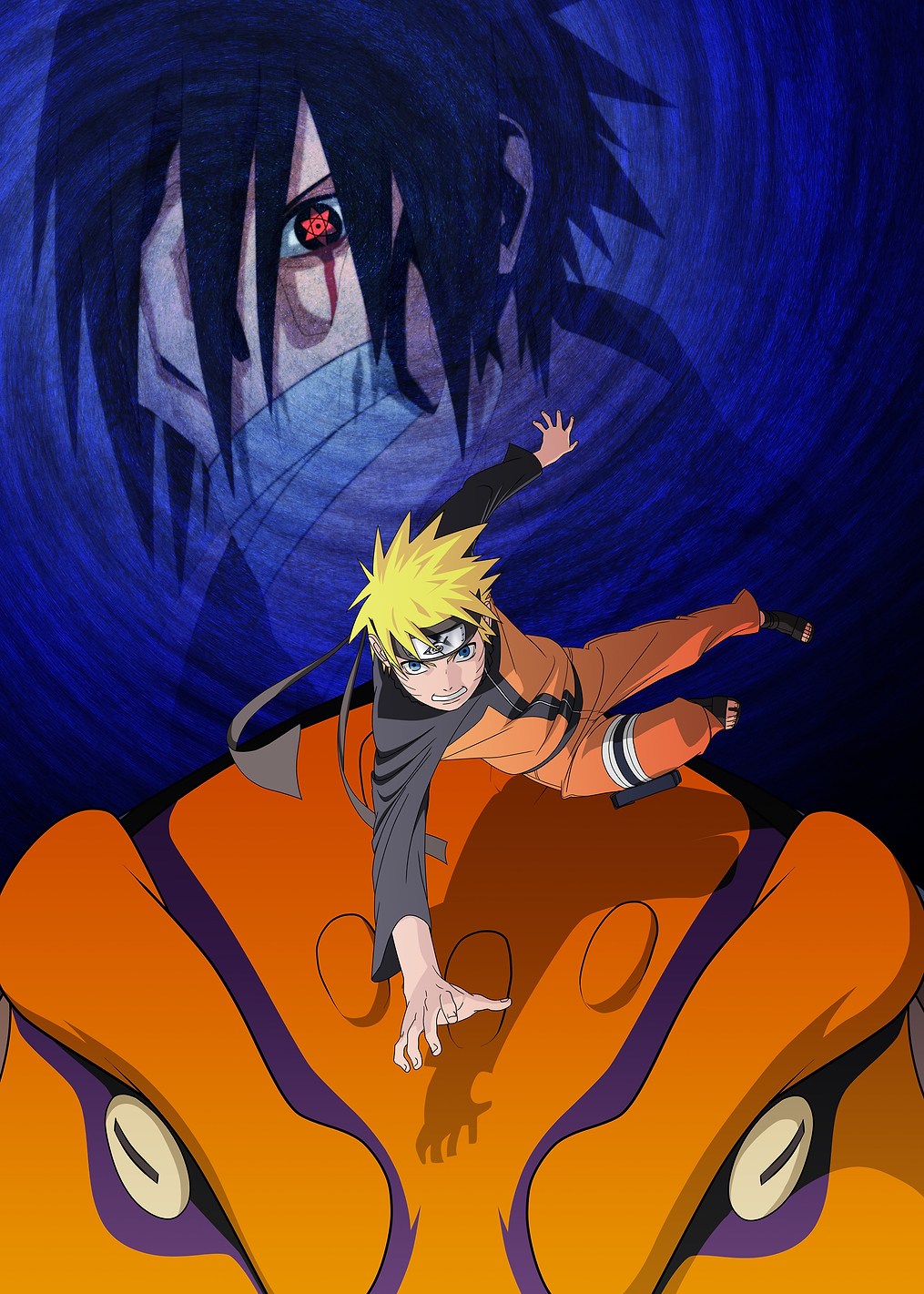 Sasuke and Naruto: постер из коллекции NARUTO