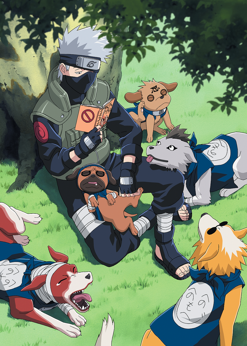 Kakashi's Ninja Dogs: постер из коллекции NARUTO