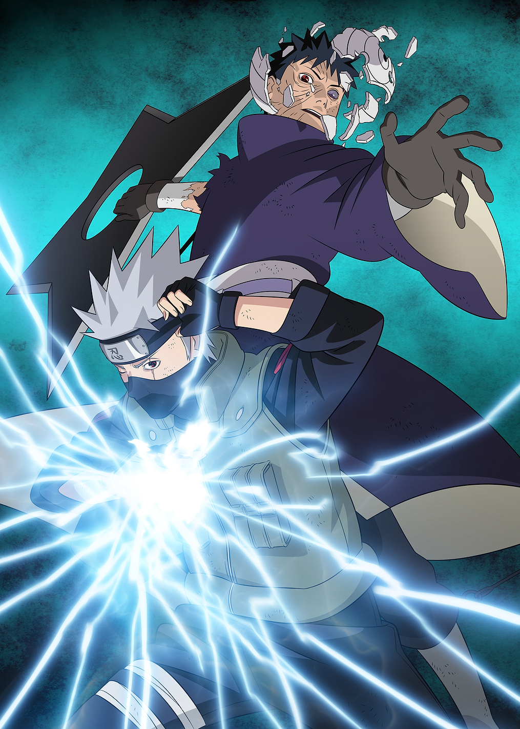 Obito and Kakashi: постер из коллекции NARUTO