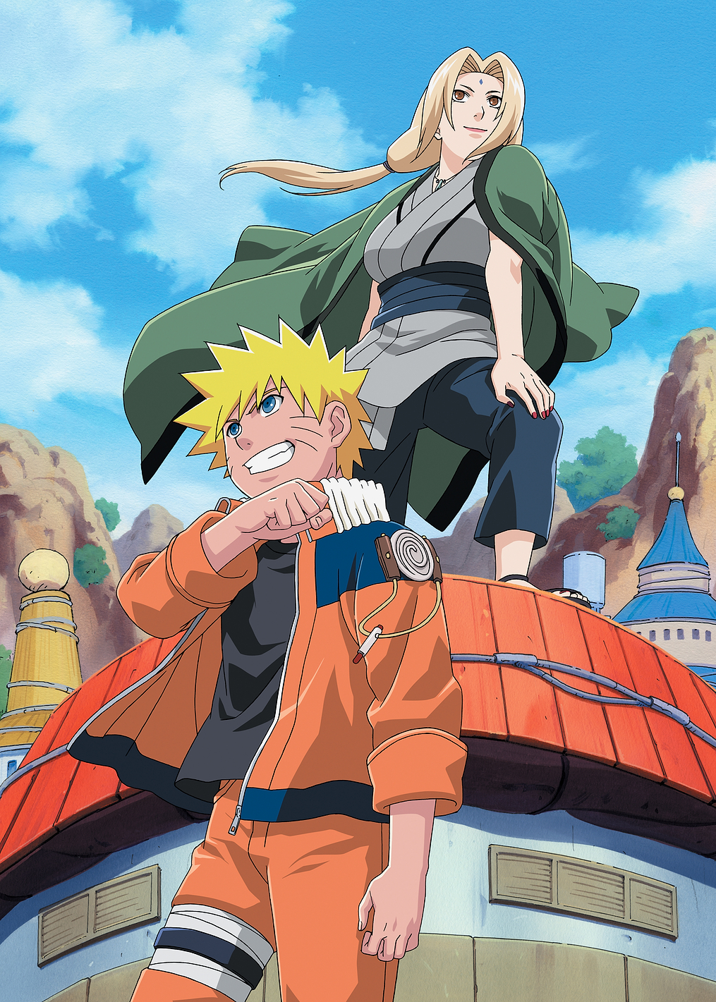 Naruto and Tsunade: постер из коллекции NARUTO