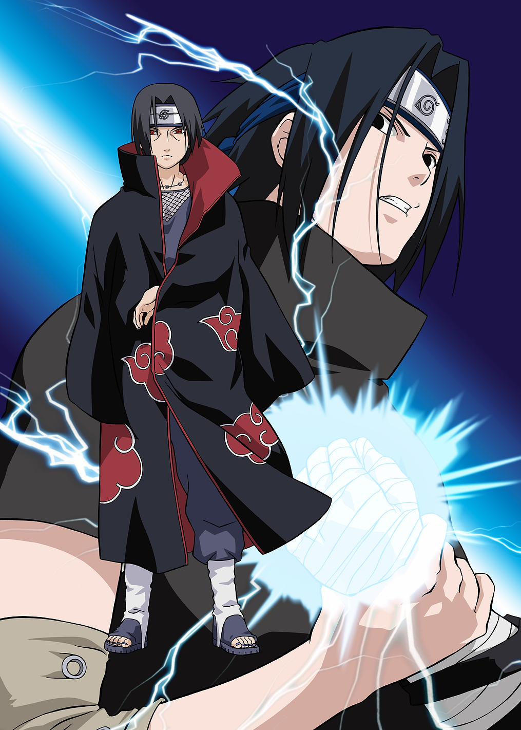 Sasuke and Itachi: постер из коллекции NARUTO