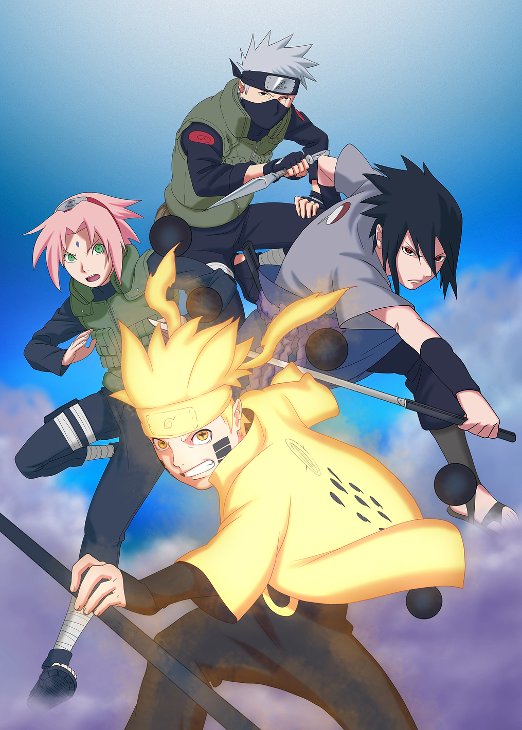 Team 7: постер из коллекции NARUTO