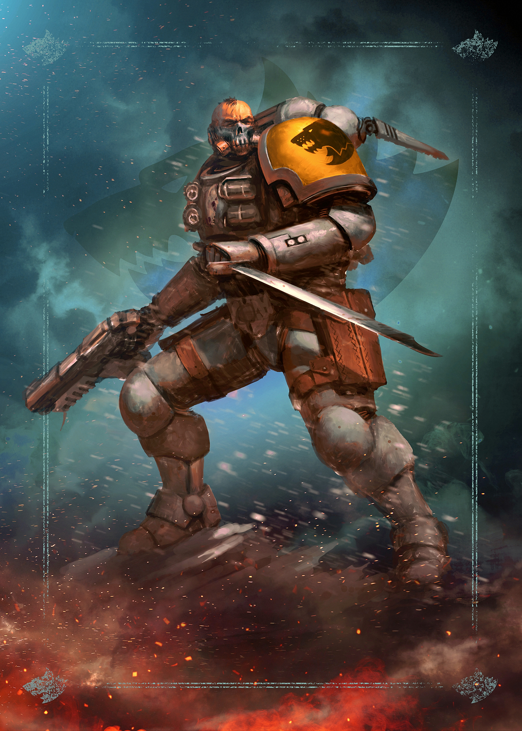 Space Wolves Reiver: постер из коллекции Warhammer