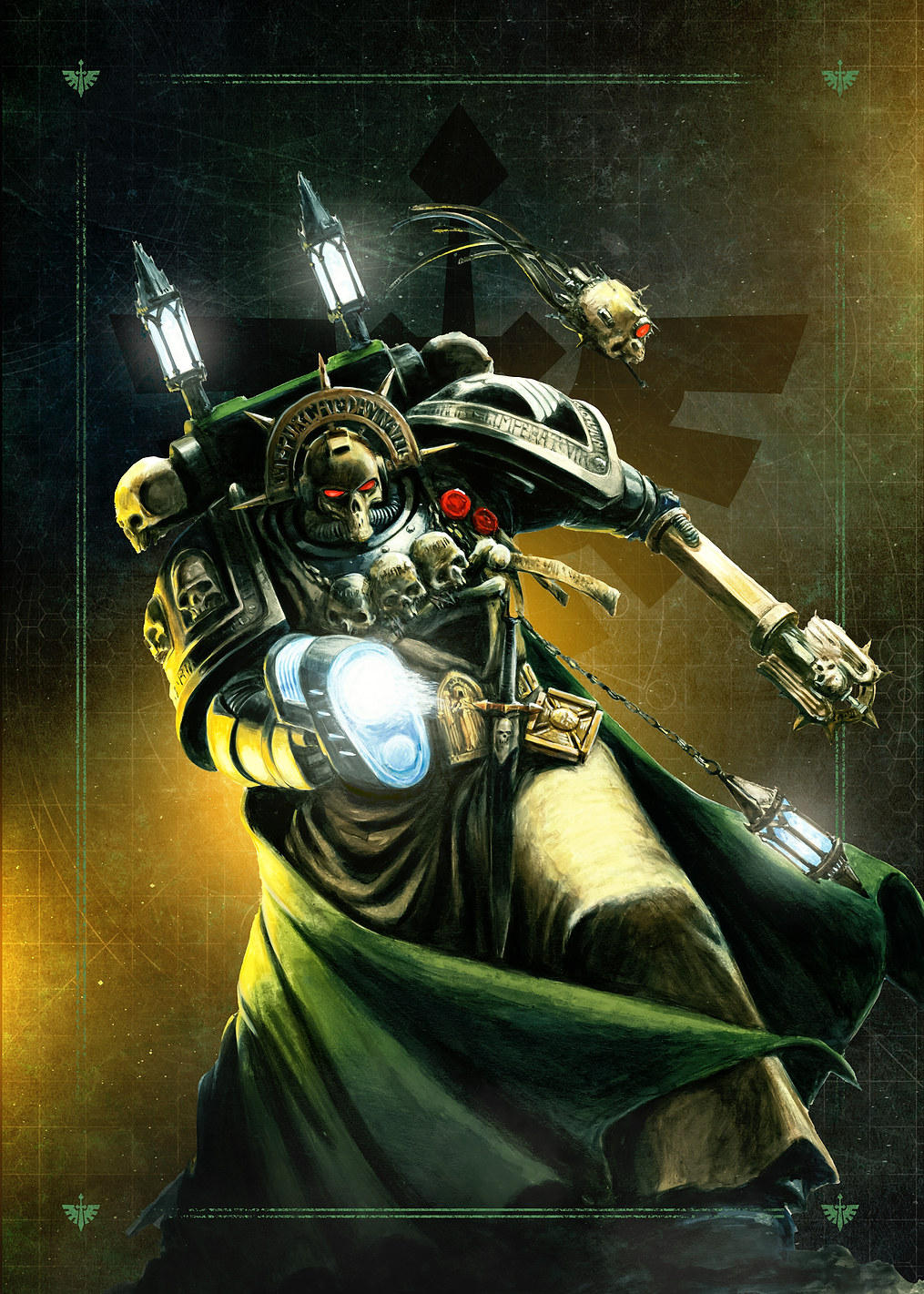 Dark Angels Chaplain 1: постер из коллекции Warhammer