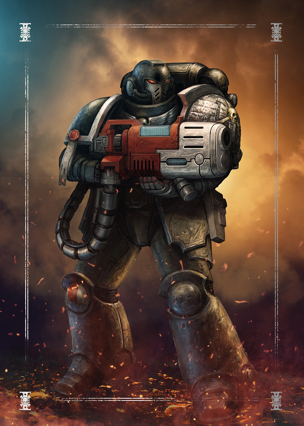 Deathwatch Hellblaster: постер из коллекции Warhammer