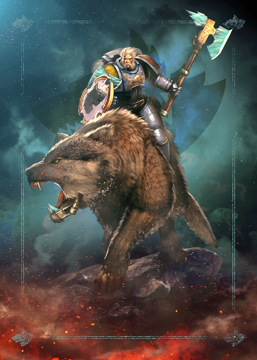 Harald Deathwolf: постер из коллекции Warhammer