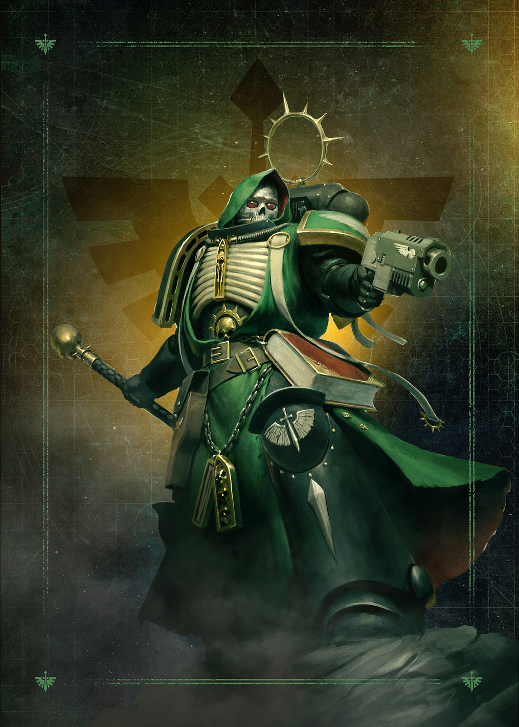 Dark Angels Chaplain 2: постер из коллекции Warhammer