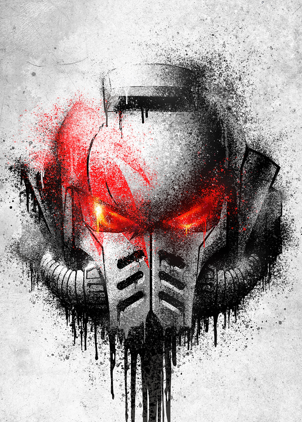 White Scars Graffiti: постер из коллекции Warhammer