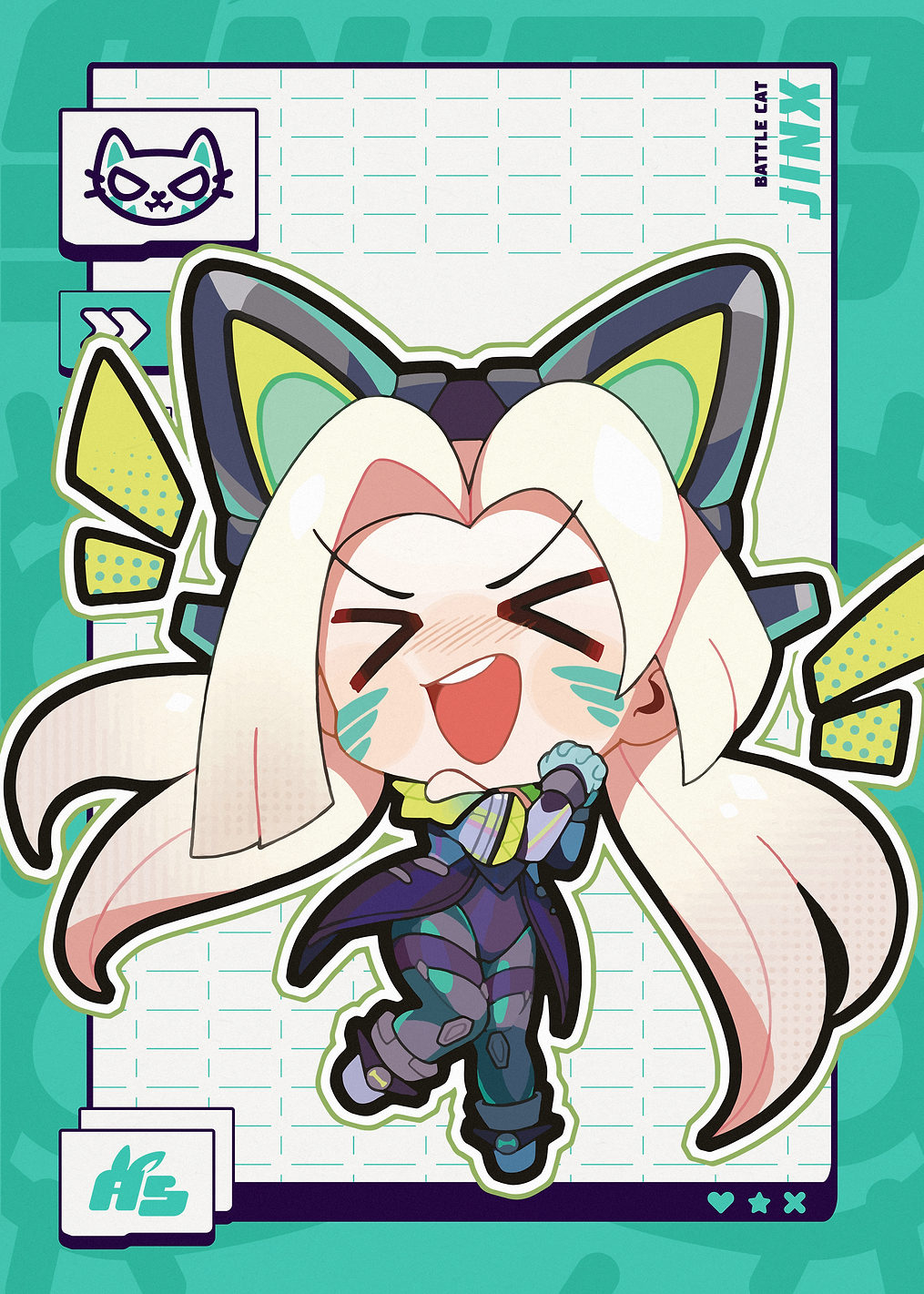 Chibi Jinx: постер из коллекции League of Legends