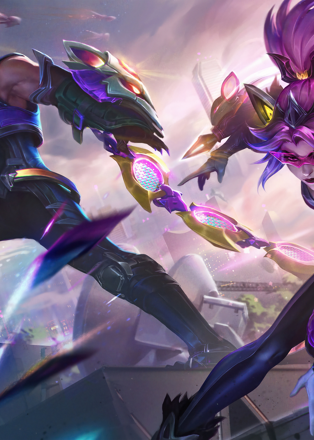 Wolf Sylas and Bat Vayne: постер из коллекции League of Legends