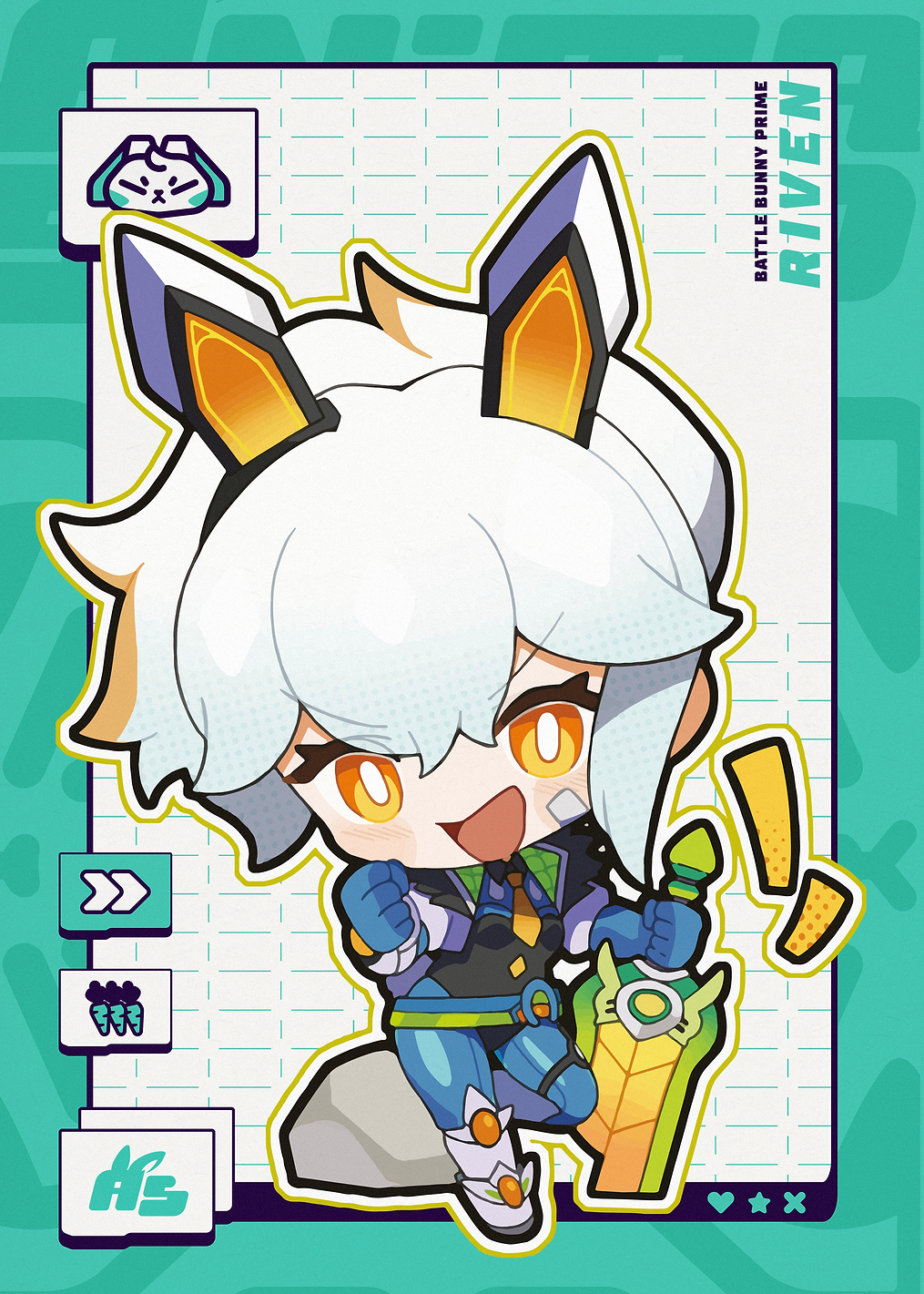 Chibi Riven: постер из коллекции League of Legends