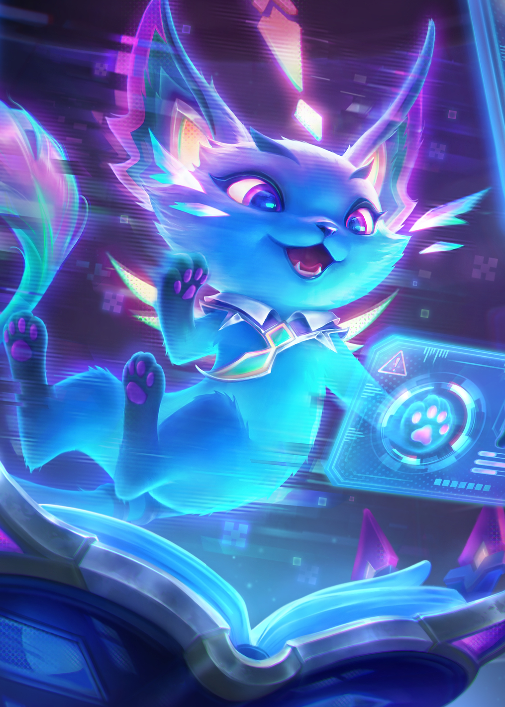 Cyber Cat Yuumi: постер из коллекции League of Legends