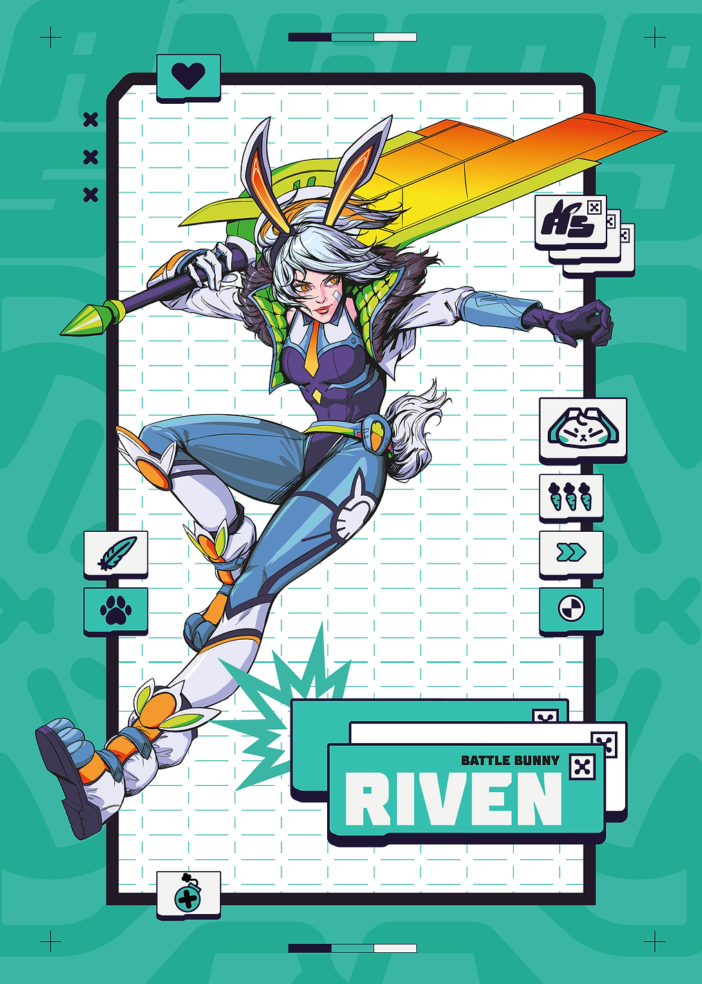 Battle Bunny Prime Card: постер из коллекции League of Legends