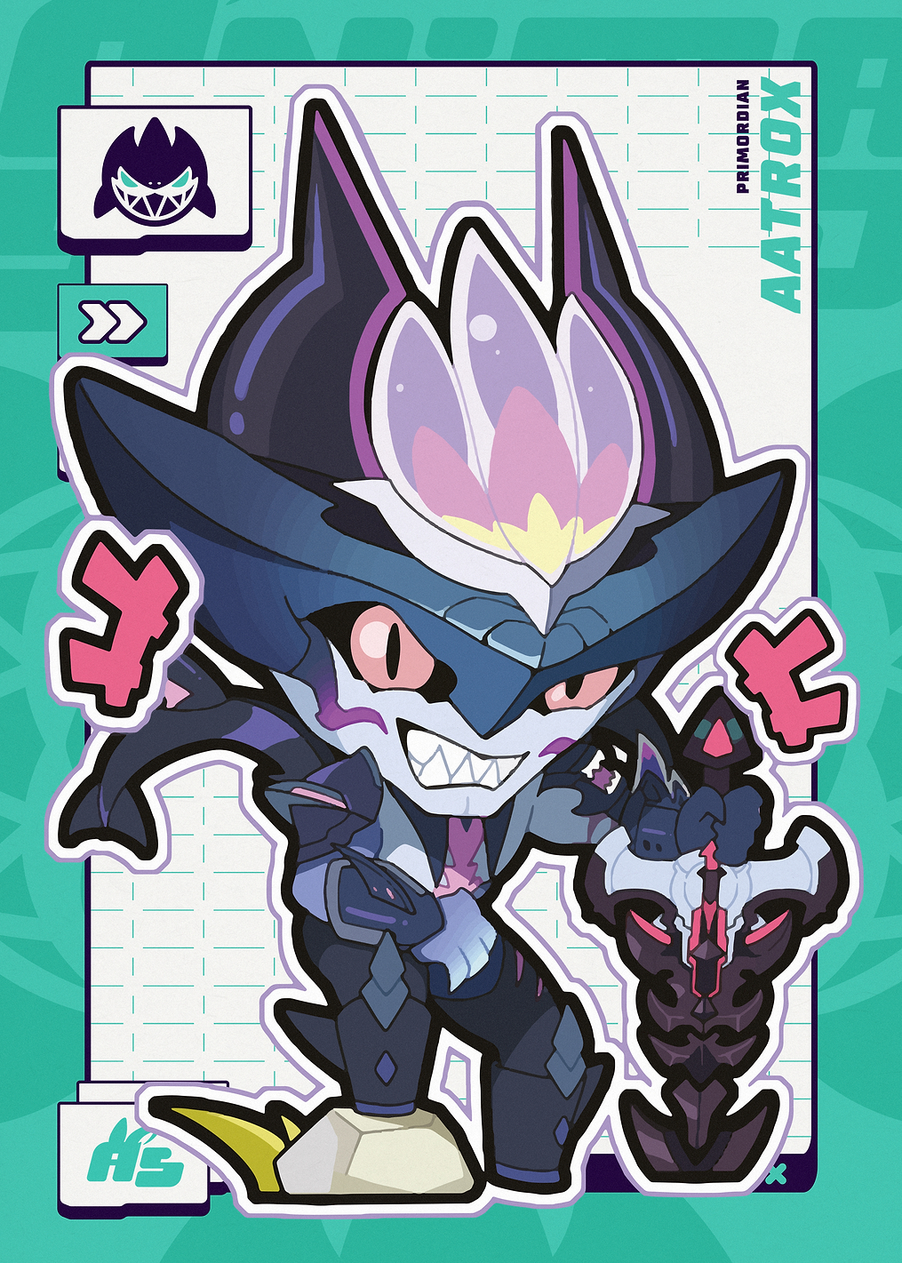 Chibi Aatrox: постер из коллекции League of Legends