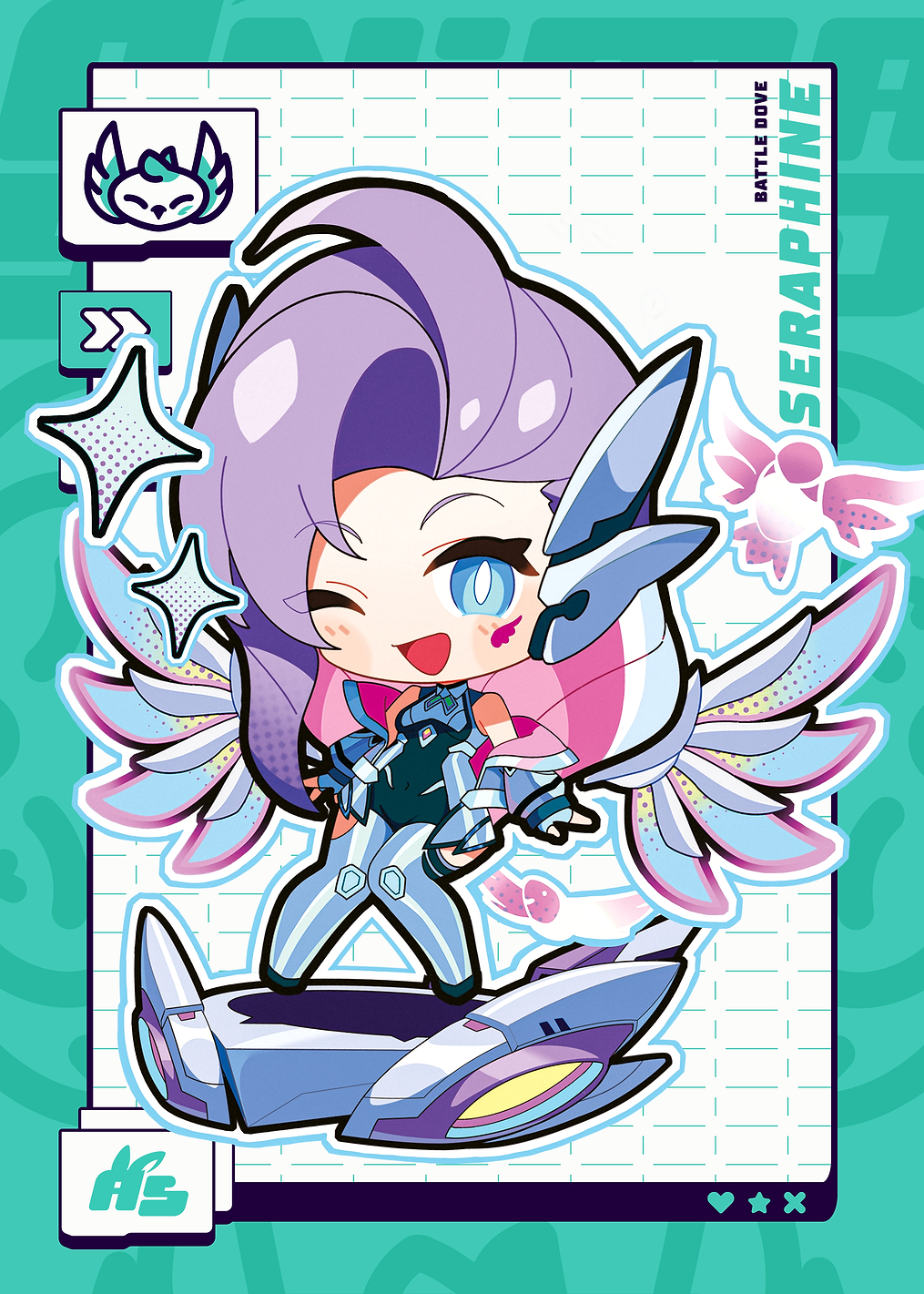 Chibi Seraphine: постер из коллекции League of Legends