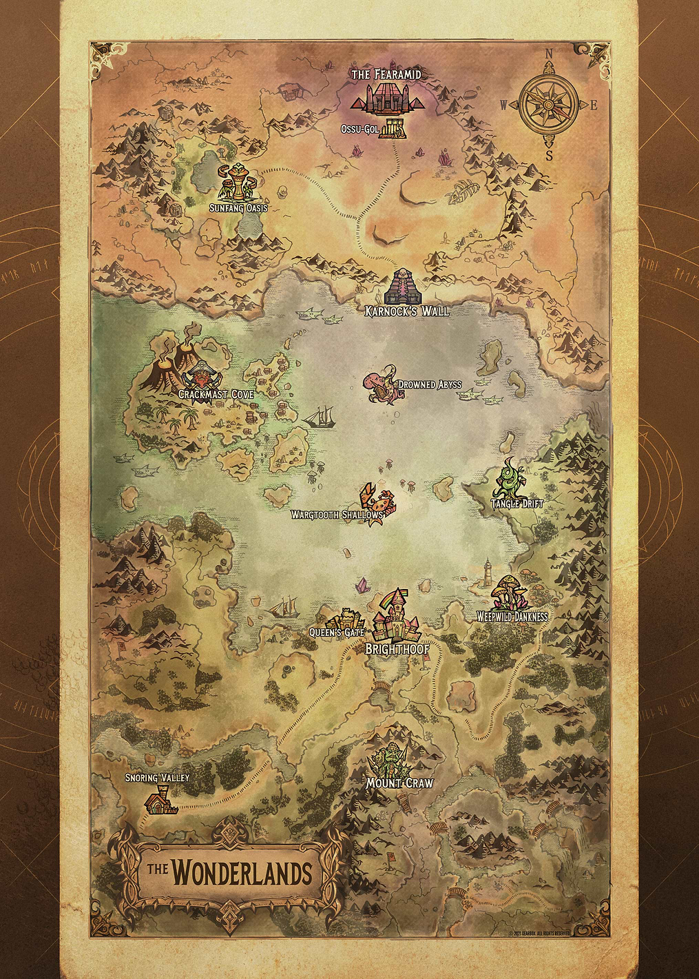 The Wonderlands Map / PLATINA
