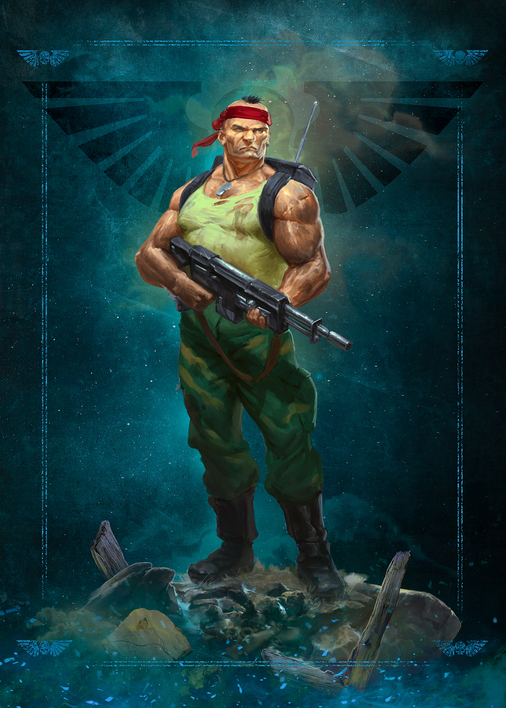 Catachan Jungle Fighter 1: постер из коллекции Warhammer