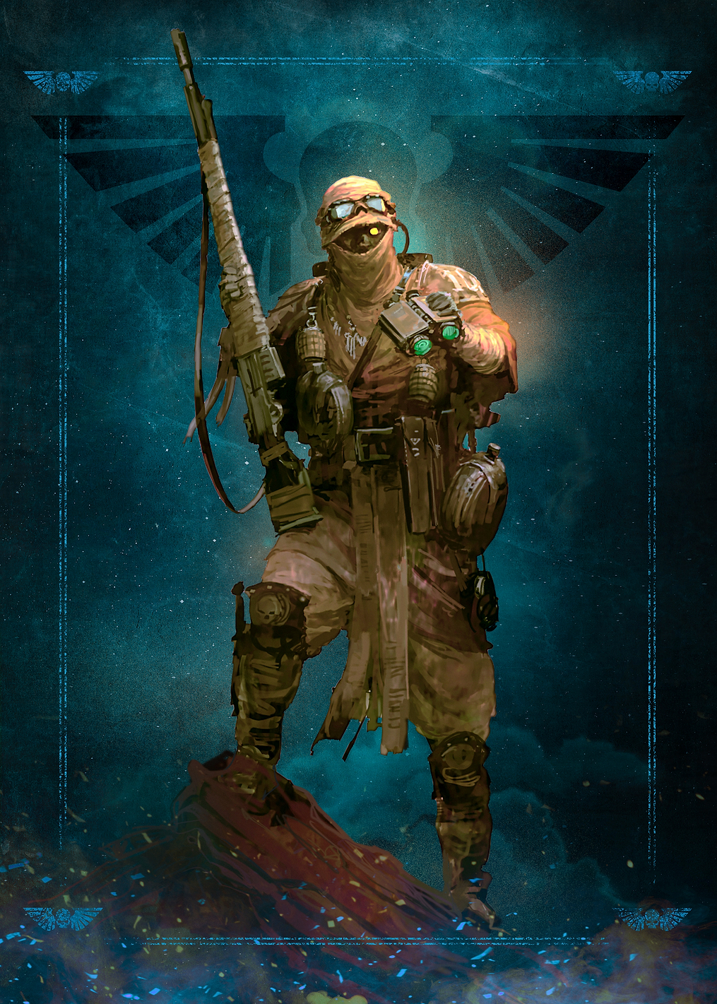 Tallarn Guardsman: постер из коллекции Warhammer