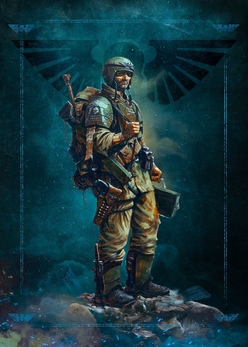 Cadian Shock Trooper 2: постер из коллекции Warhammer
