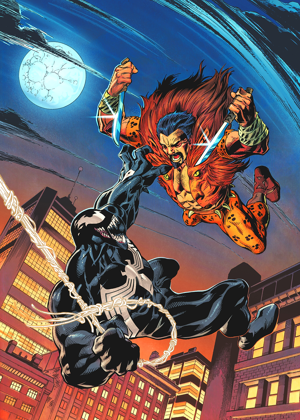 Kraven Venom Battle: постер из коллекции Marvel