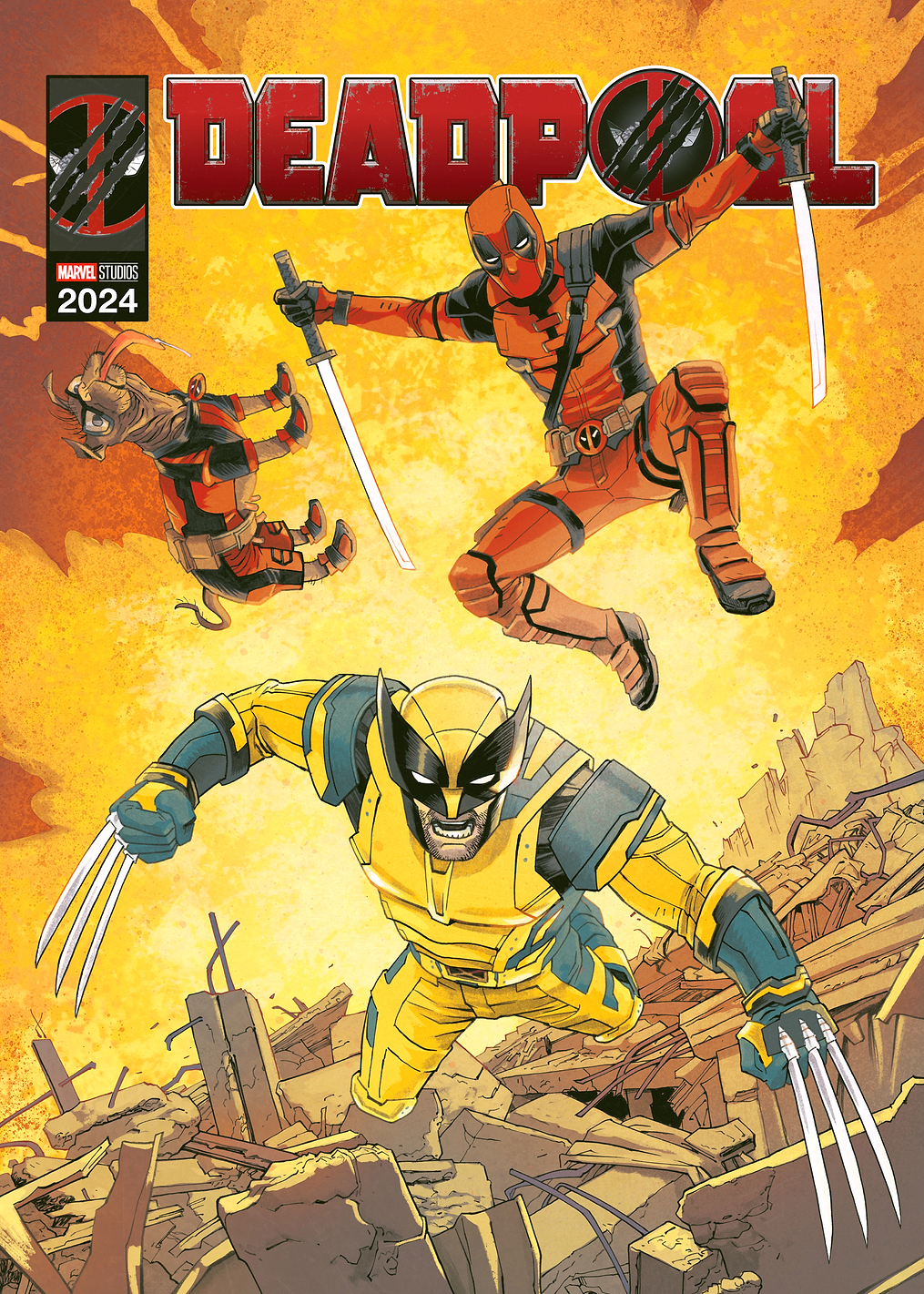 Deadpool Wolverine Blast: постер из коллекции Marvel
