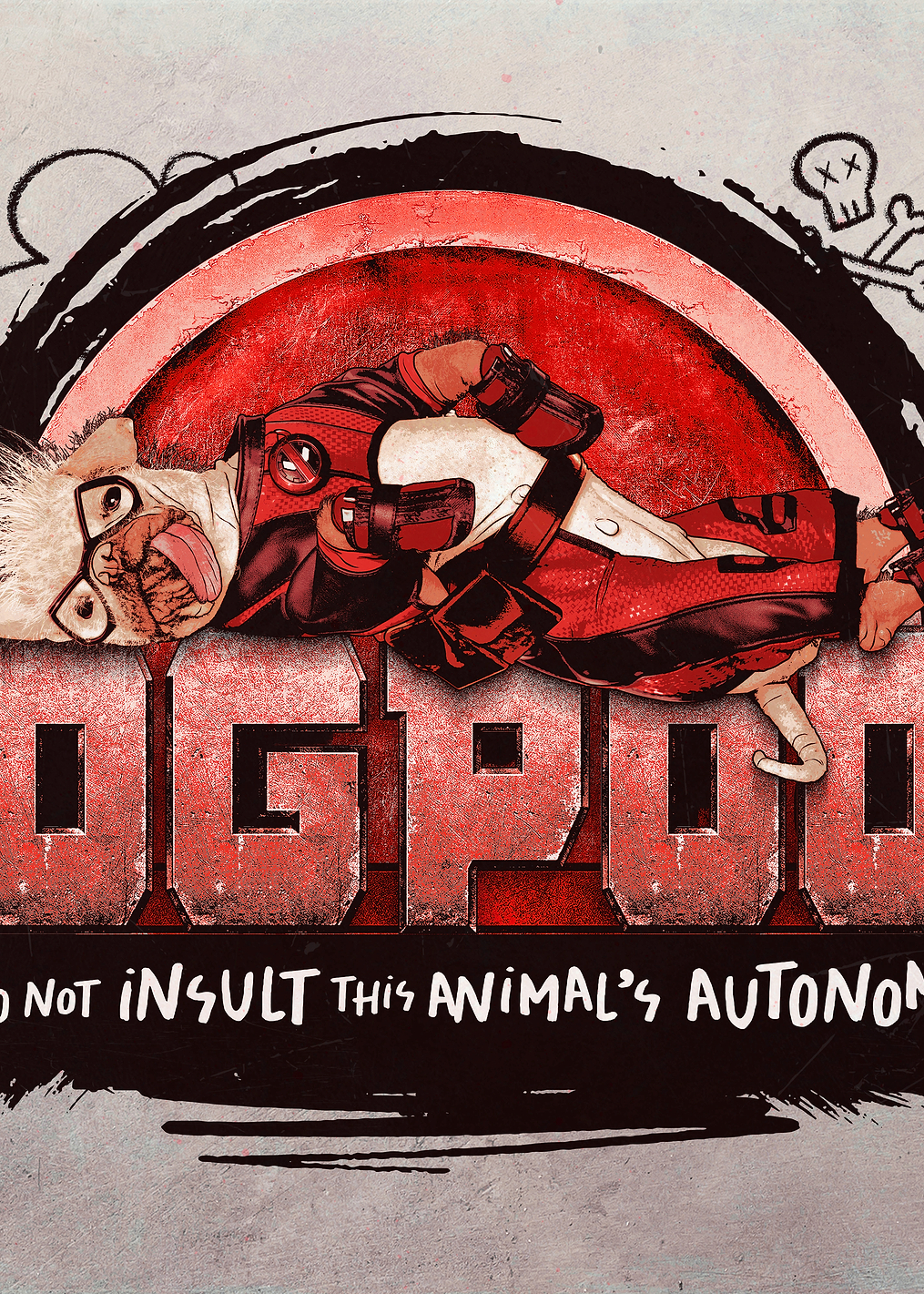 Dogpool Logo Lounge: постер из коллекции Marvel