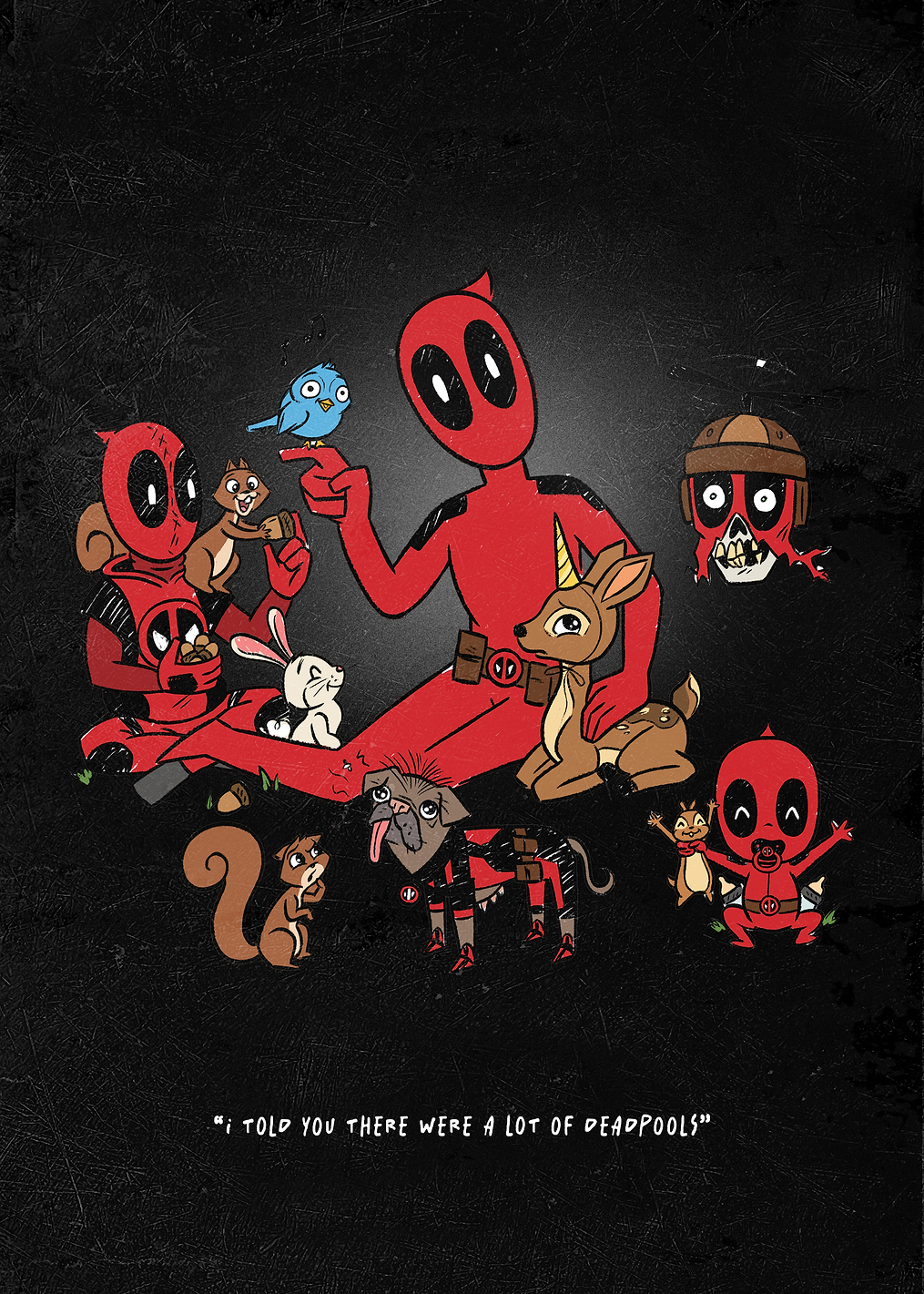 Deadpools Forest Creatures: постер из коллекции Marvel