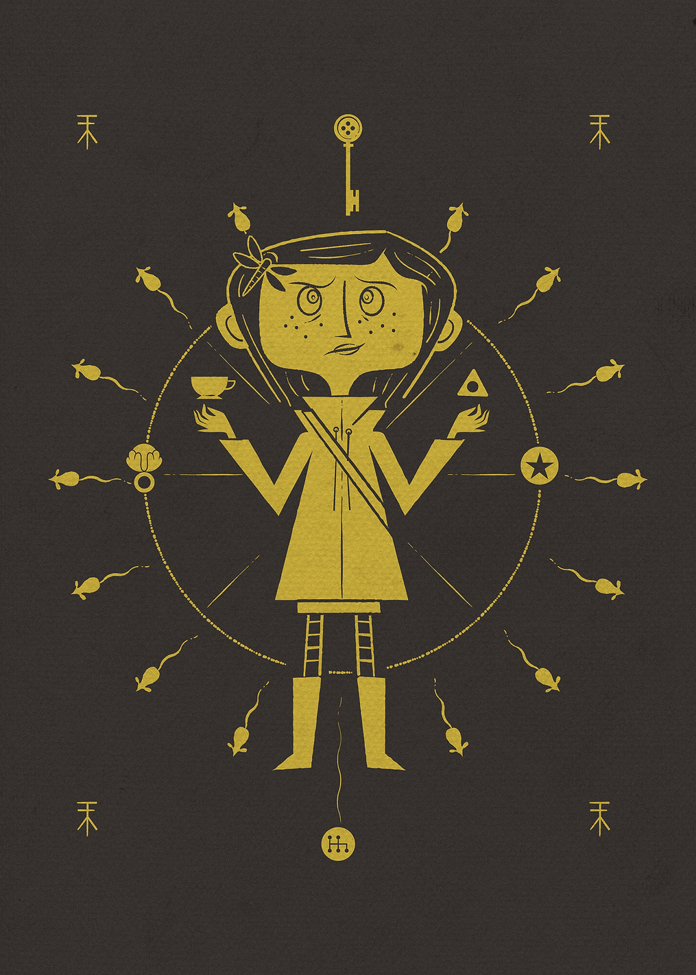 Coraline Circle Icons: постер из коллекции Laika