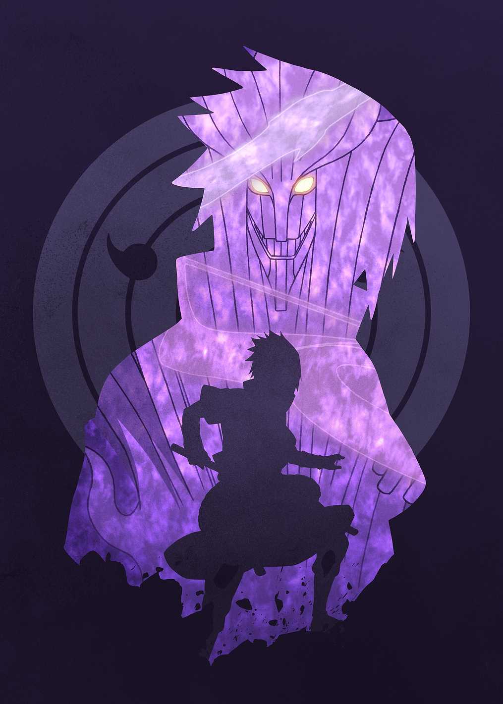 Sasuke Double Exposure: постер из коллекции NARUTO
