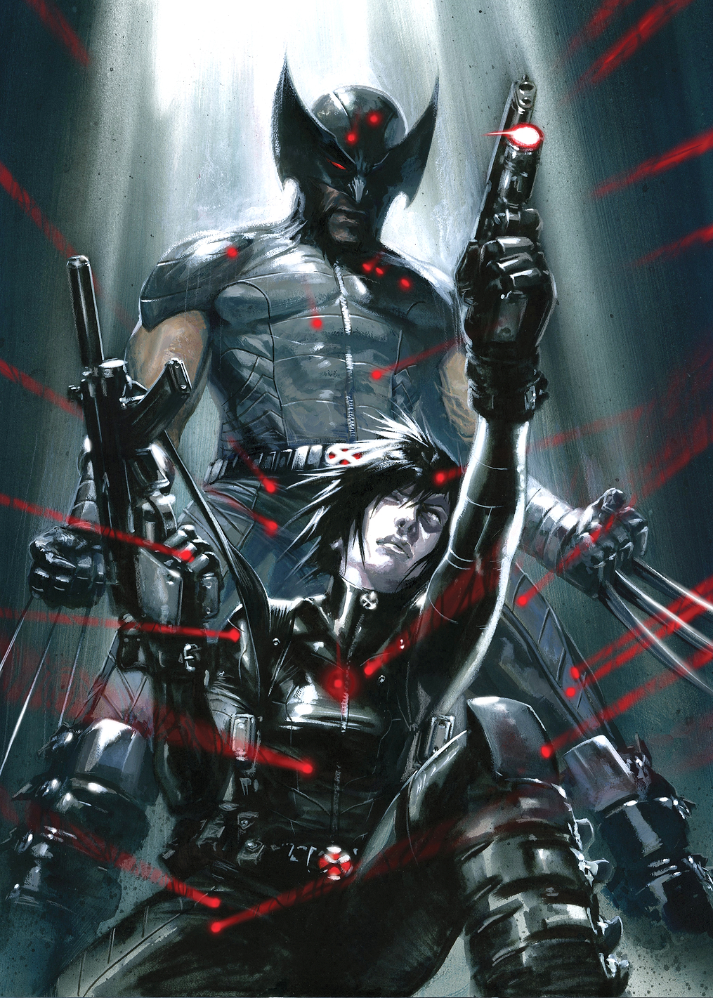Wolverine Domino Action: постер из коллекции Marvel