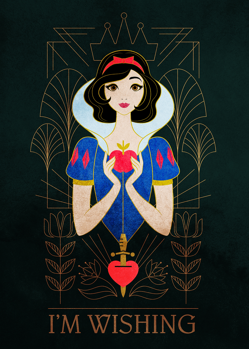 Snow White Wishing: постер из коллекции Disney Princess