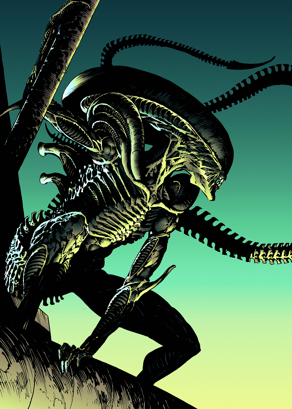 Xenomorph Comic Pose: постер из коллекции Alien