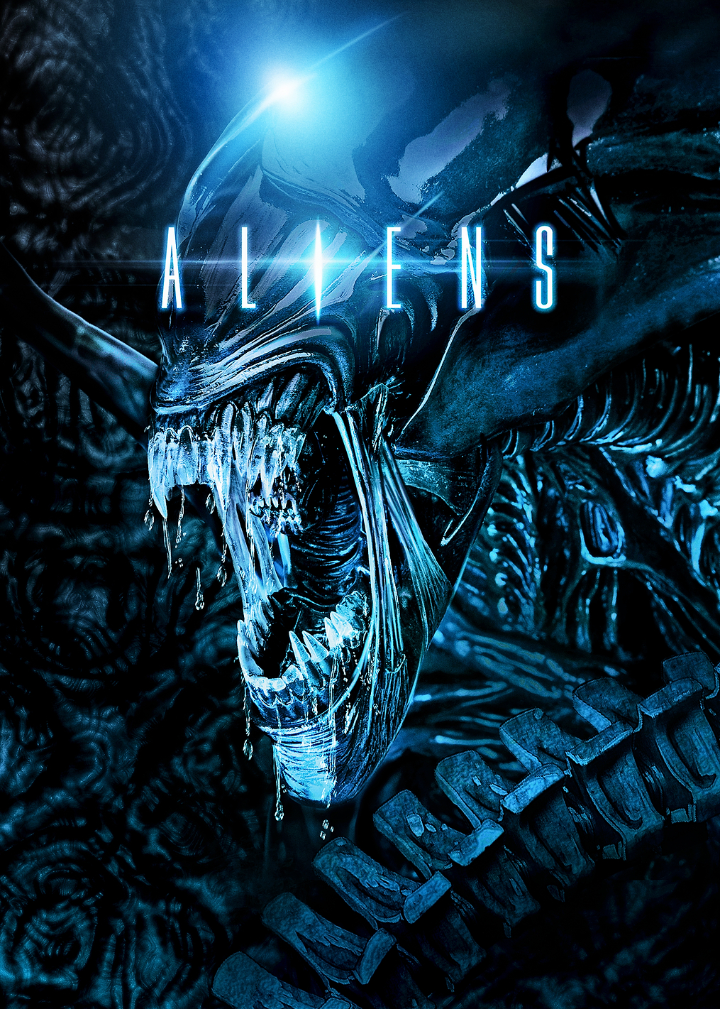 Aliens Xenomorph Blue: постер из коллекции Alien