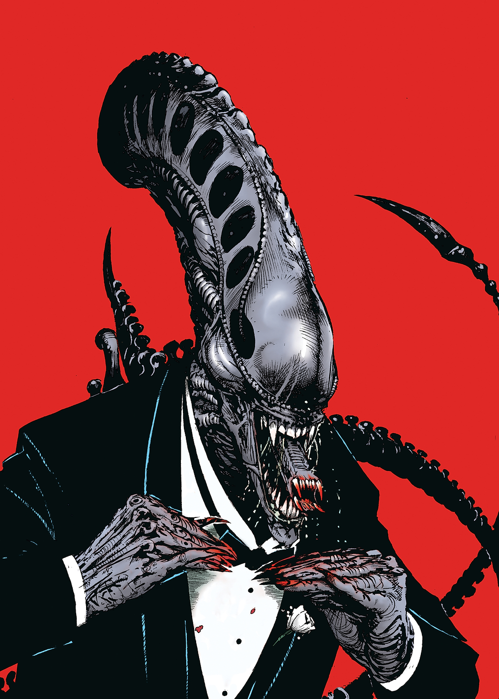 Alien Tuxedo Comic: постер из коллекции Alien