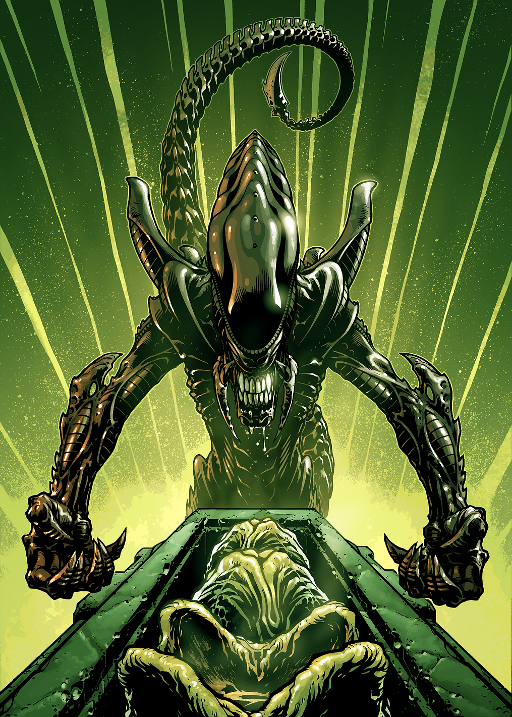Xenomorph and Eggs: постер из коллекции Alien