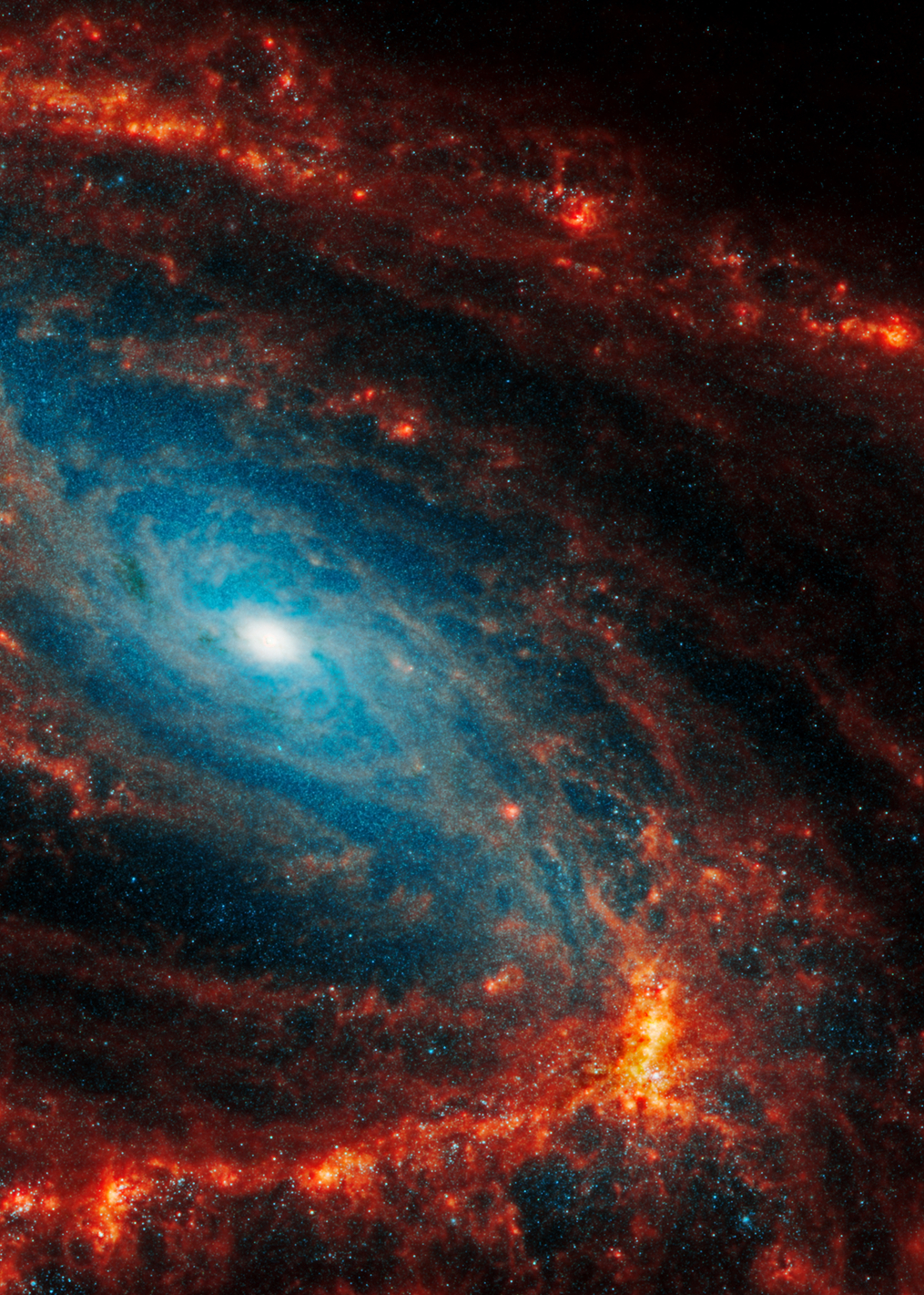 Galaxy in flames: постер из коллекции Inspired by NASA