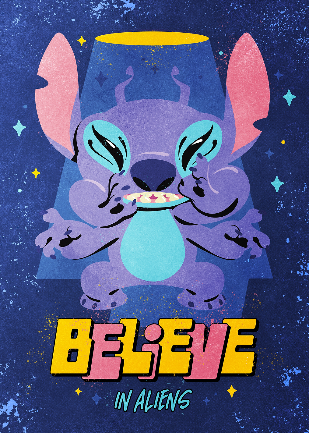 Stitch Aliens Believe / PLATINA