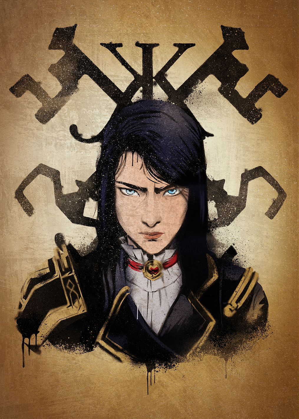 Caitlyn Graffiti: постер из коллекции Arcane