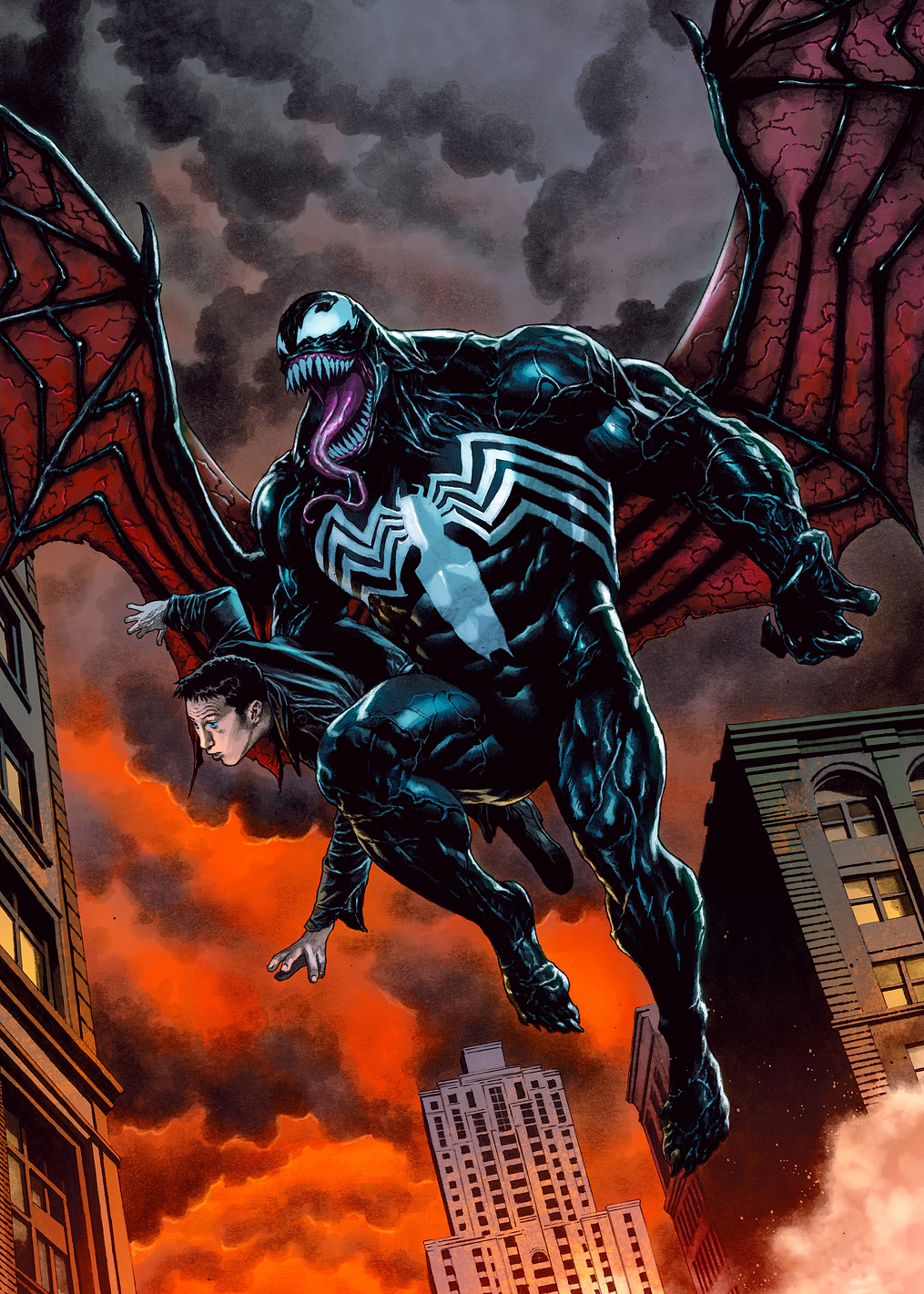 Winged Venom Scene: постер из коллекции Marvel