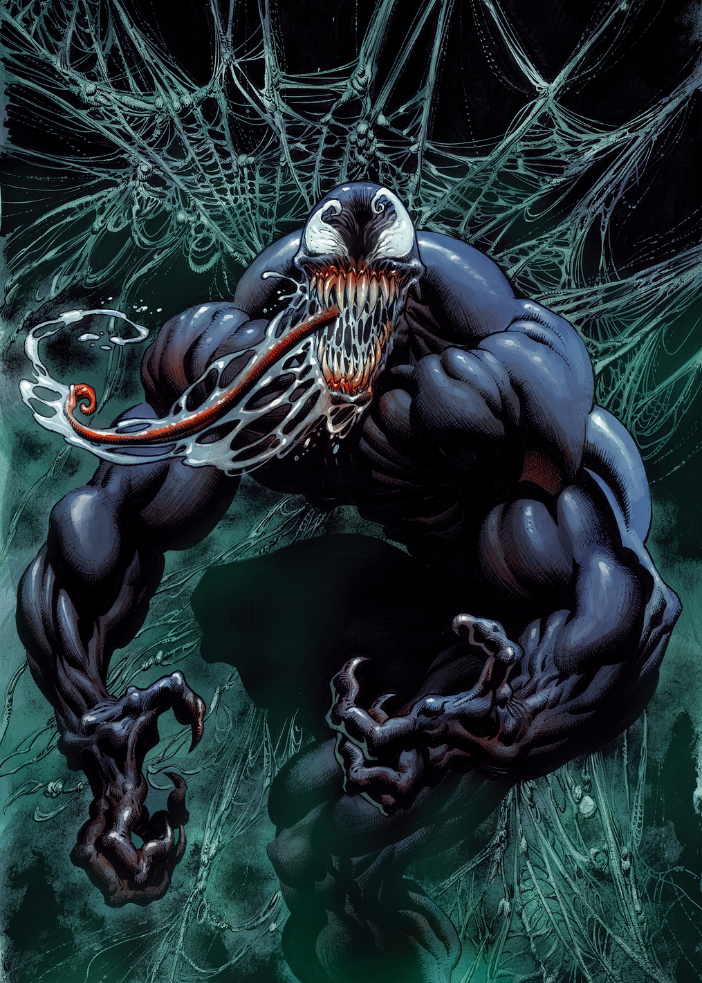 Venom in Webs: постер из коллекции Marvel