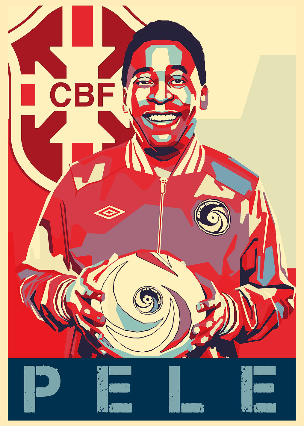 Pele legend of football: постер из коллекции Пеле