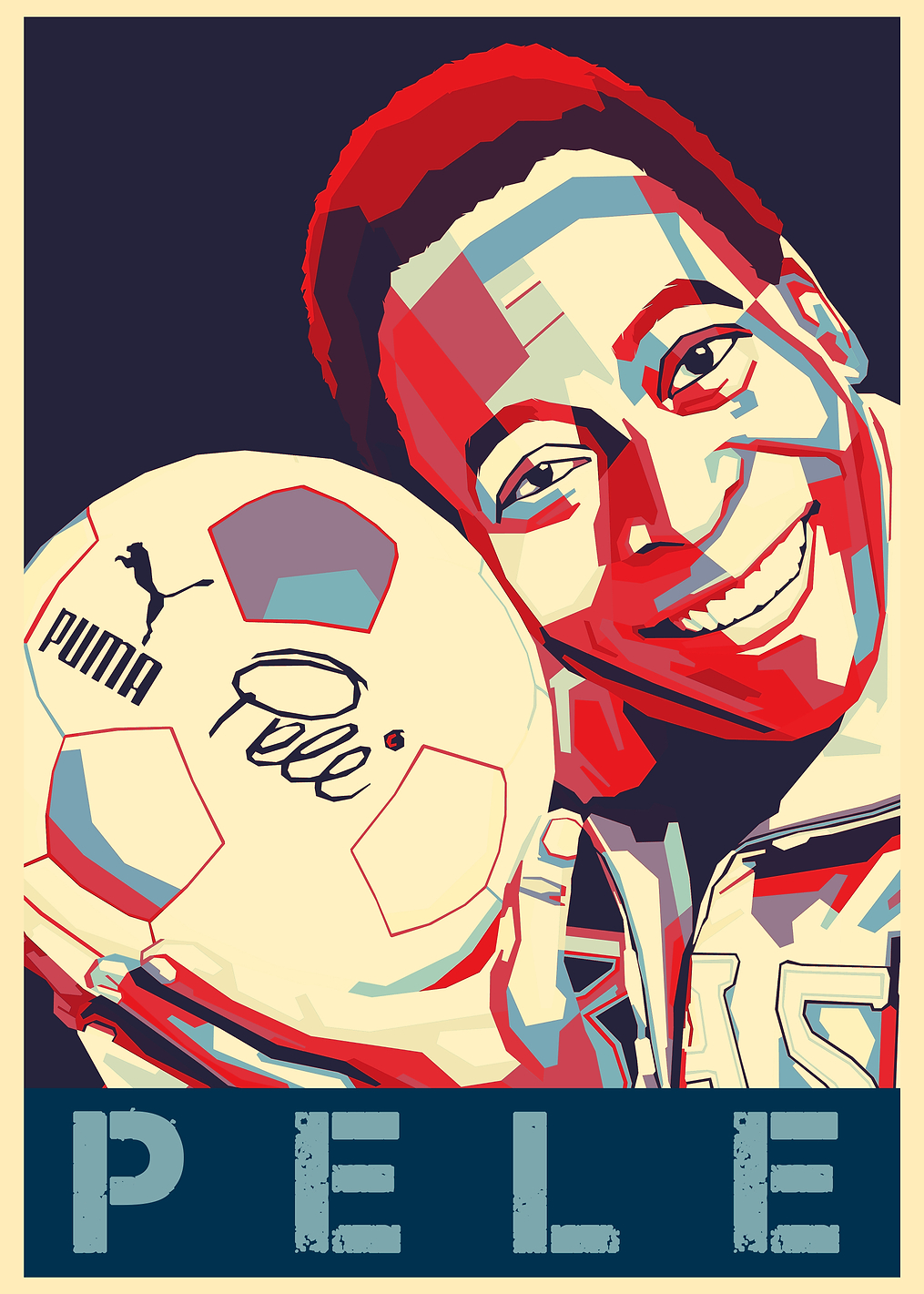 Pele Poster: постер из коллекции Пеле